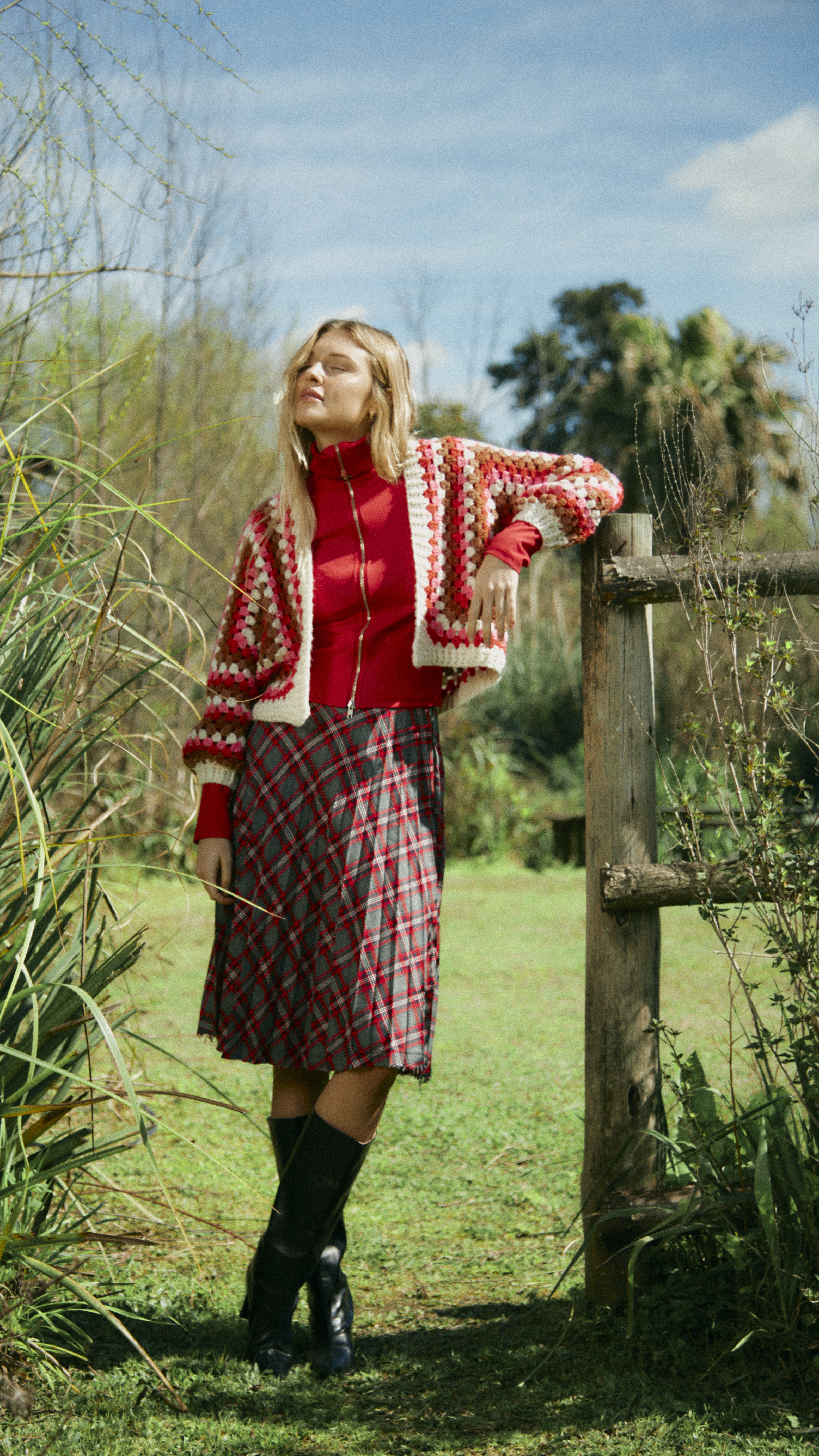 Pulover verde tejido con lana – El Arte de Tejer